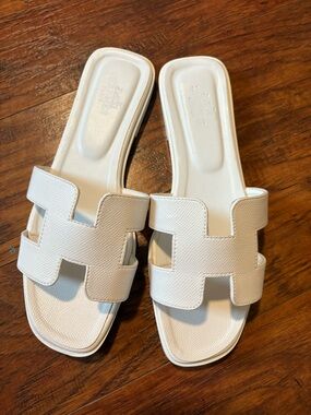 “H” band summer slide sz 43